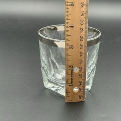Vintage Silver Band Mid Century Modern Glasses YOU CHOOSE