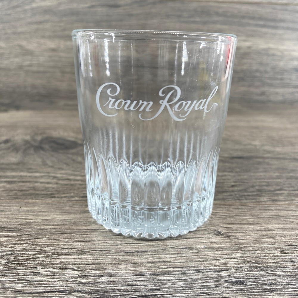 Crown Royal Glass Drinking Cup Clear