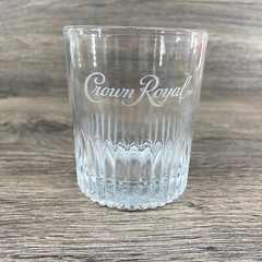Crown Royal Glass Drinking Cup Clear