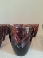 11 4oz Moroccan Amethyst Glasses/Tumblers by Hazel Wave