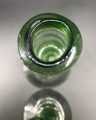 Pair of Vintage Hand Blown Glass Cactus Stemmed Shot Glasses Mexico