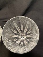 Royal Gallery Monarch Crystal Water Wine Glasses Goblets Set of 3 Clear 8 3/4”