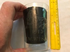 1915 J. W. Wisa, At Zije Ceskavlast Vintage Thin Acid Etched Glass