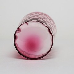 Pink Optic Inverted Thumbprint Small Dots 3 11/16″ #7