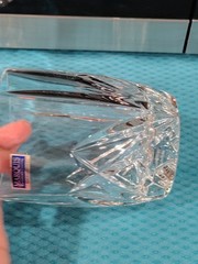 Waterford Marquis Brookside Oversized Crystal Double Old Fashioned Glasses Set 2