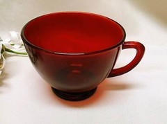 2140 Vintage Anchor Hocking Royal Ruby Punch Cup