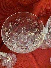 VTG Royal Brierley Kendall Crystal Water Goblet 6 3/8″ Tall EUC