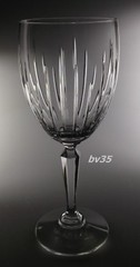 LENOX DECOR CUT CRYSTAL WATER GOBLET 8″ – SET OF 2 GOBLETS – PERFECT