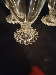 Vintage BERWICK-BOOPIE GOLD By ANCHOR HOCKING 4″ Water Juice Goblet – Set Of 3