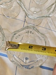 Anchor Hocking Tulip Ice Cream Sundae Dessert Parfait Glass Cups Set Of 7