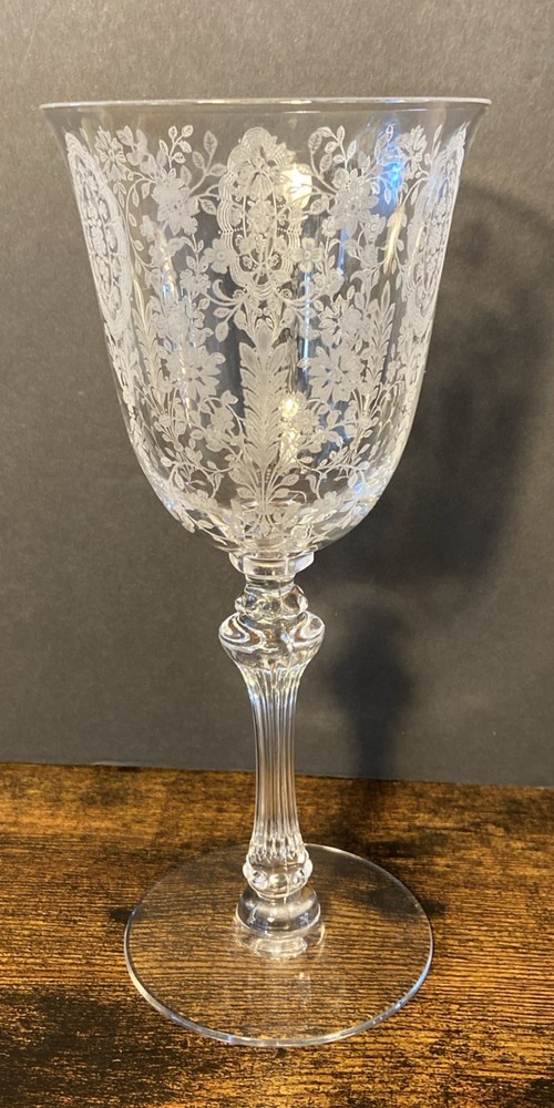 Vintage MCM TIFFIN-FRANCISCAN «June Night» Water Goblet Mint Condition