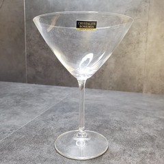 Crystalite Bohemia Czechoslovakia Republic Crystal Martini Glasses