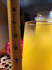 Blendo MCM Vintage Glass Sunshine Yellow Murano Viking Barware 7″ Large