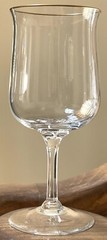 Set of 2 Lenox Crystal INTRIGUE (GOLD TRIM) Wine Goblets 6 1/4″