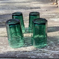 Libbey Glass Company Set of Four 14oz Tumbler Gibraltar Juniper