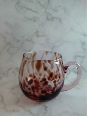 Sghr Savannah Panther Rose Glass Mug L Size 620ml Pair Set Sugahara