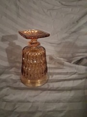Vintage Amber Indiana Glass Goblet