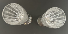 Vintage Lead Crystal Mikasa Park Lane Champagne Flutes 4 fluid ounces– Set of 2