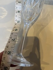 Royal Doulton Lot Of 4 Crystal wine Glasses 81/2” X 3” On Base Royal Doulton