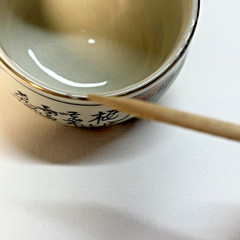 Vintage Japanese Kutani Style Yunomi Tea Cups Set of 5 Hand Painted Porcelain