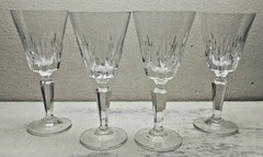 Set of 4 Mikasa Cambridge Cordials Glasses Crystal Stemware 4 3/4″t x 2 1/8″dia.
