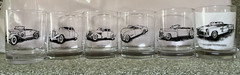 Rock Glasses-12 oz.-Classic Cars-Packard, Cord, Vette, Thunderbird, Lincoln, etc