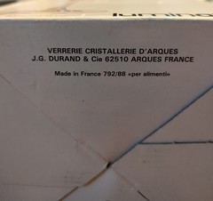 LUMINARC Signature Champagne Flutes S/4 6 oz. glasses Original Box Beautiful