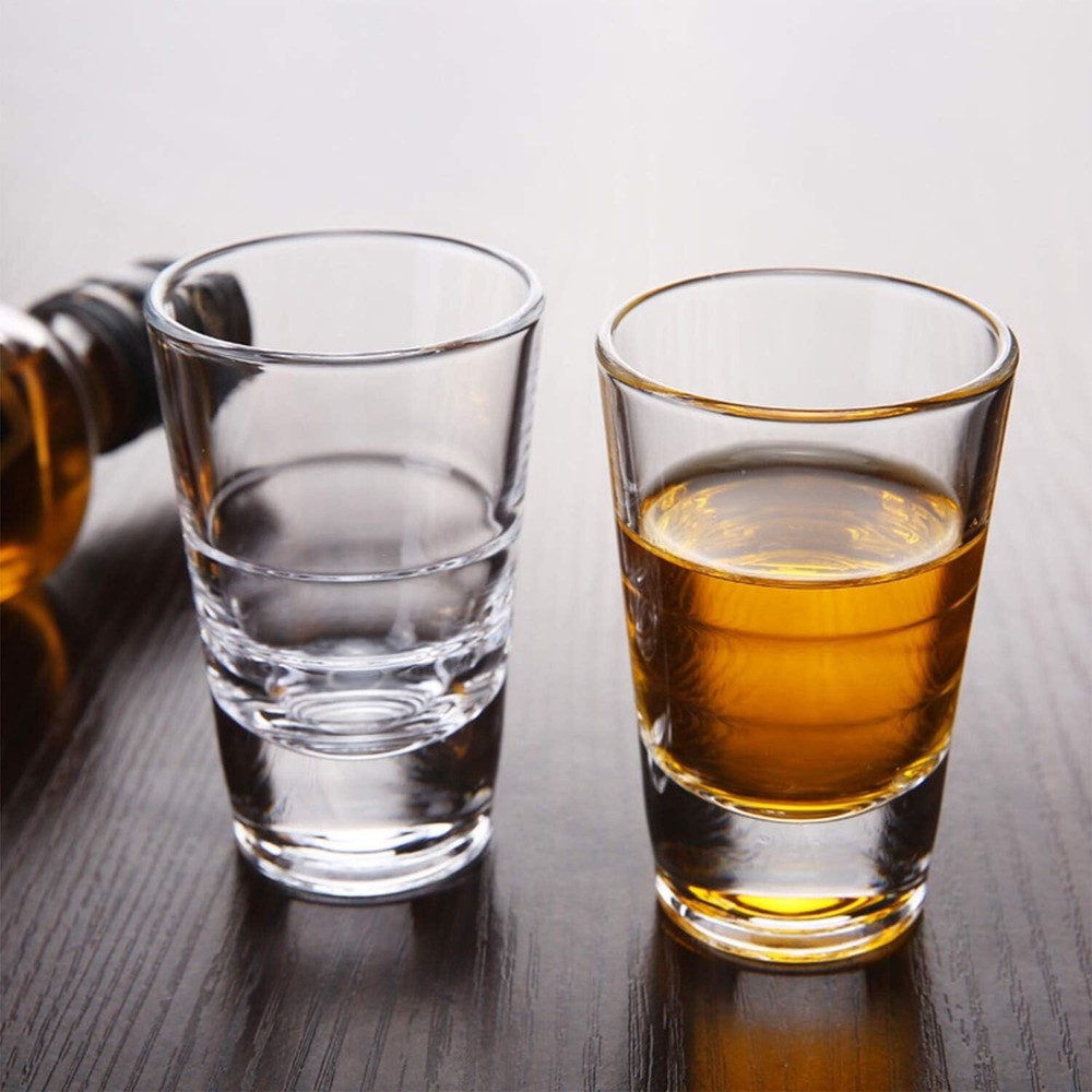 3 Ounce Heavy Base Shot Glass Set, Whisky/Cordial/Tequila Set of 16 NEW