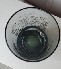 Vintage MCM Federal Glass 22K Zodiac Aquarius Tumbler/Highball Glass