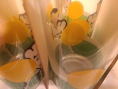 LIBBEY 4 COOLER TUMBLER GLASSES 15 OZ MCM TENNIS RETRO VTG NEW NIB BOX BAR PARTY