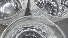 3 Waterford 3 3/8″ Crystal Rocks Glasses w/rounded bottom ….. EXC!!