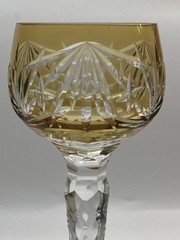 Set 5 Nachtmann Cut To Clear Green Blue Red Amethyst Amber Purple Cordials Shots