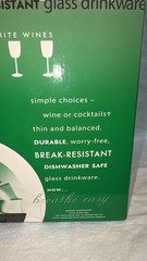 LENOX O2XYGEN Break-Resistant Glass White Wine GLASSES Oxygen Set of 4