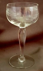 Glastonbury Lotus Wheat Liqueur Cordial Glass 5-1/8″in Clear Stem 1500