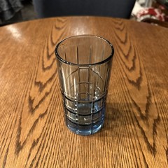 Anchor Hocking Tartan Blueberry Blue Iced Tea Tumbler Glass