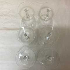 Set of 6 Cocktail Coupe or Sherbet Glasses Unknown Manufacturer See Pics