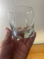 vintage Libbey «Imperial Clear» double old fashioned glass, featuring a distinct