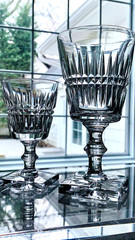 Rare Pairpoint Antique Set of 16 Glasses; Model No. 5000/Pattern No. 33; MINT