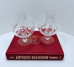 Vintage Royal BRIERLEY Crystal – ELIZABETH Cut – Brandy Glass / Glasses – 5 3/4″