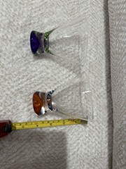 DANSK SPECTRA ART Cordial Glasses Set of 2