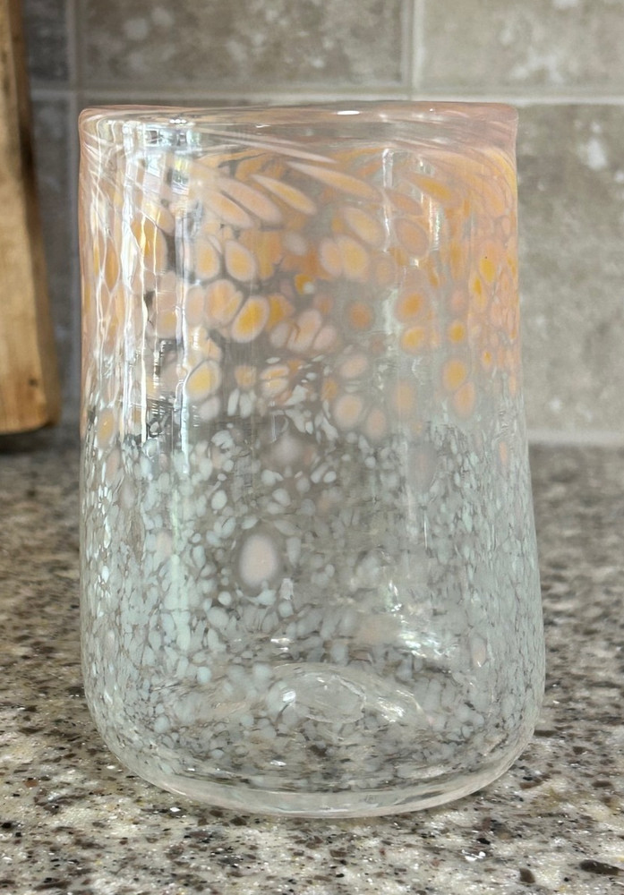 Hand Blown~Art Glass Tumbler~4¼»~Murano
