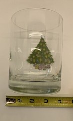 Christmas Old Fashioned / Whiskey Glasses 14 oz Set 4