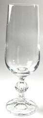 Claudia by Import Assoc Vintage 1980’s Champagne Flutes set of 6-6 3/4″ Tall 4oz