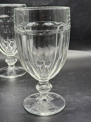 Vintage Set of 4 Libbey Gibraltar Duratuff 16 oz Iced Tea Water Goblets Glasses