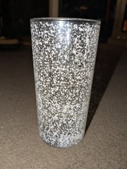 Libbey Vintage 12 Ounce Glass Tumbler White Pink Painted Dot Splash Replacement
