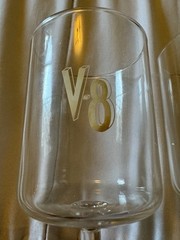 Vintage V-8 Juice Glasses With Stem – Set of 2