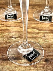 Set of 4 Mikasa Preview XY 732/007 Crystal Champagne Flute Glasses Slovenia