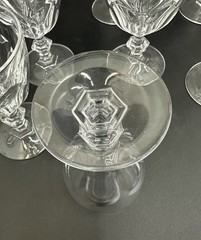 12 Cristal D’Arques Durand Claret Wine Glass Goblets in Rambouillet