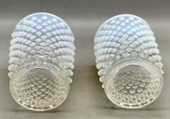Vintage Fenton Hobnail French Opalescent Juice Glass/Tumbler 5 oz. x 2