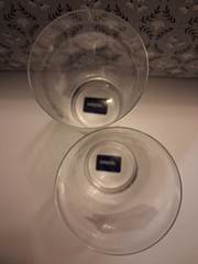 NEW Mikasa JULIE HIGHBALL Crystal Glasses Complete Set of 2 NWT 16.5 Oz.